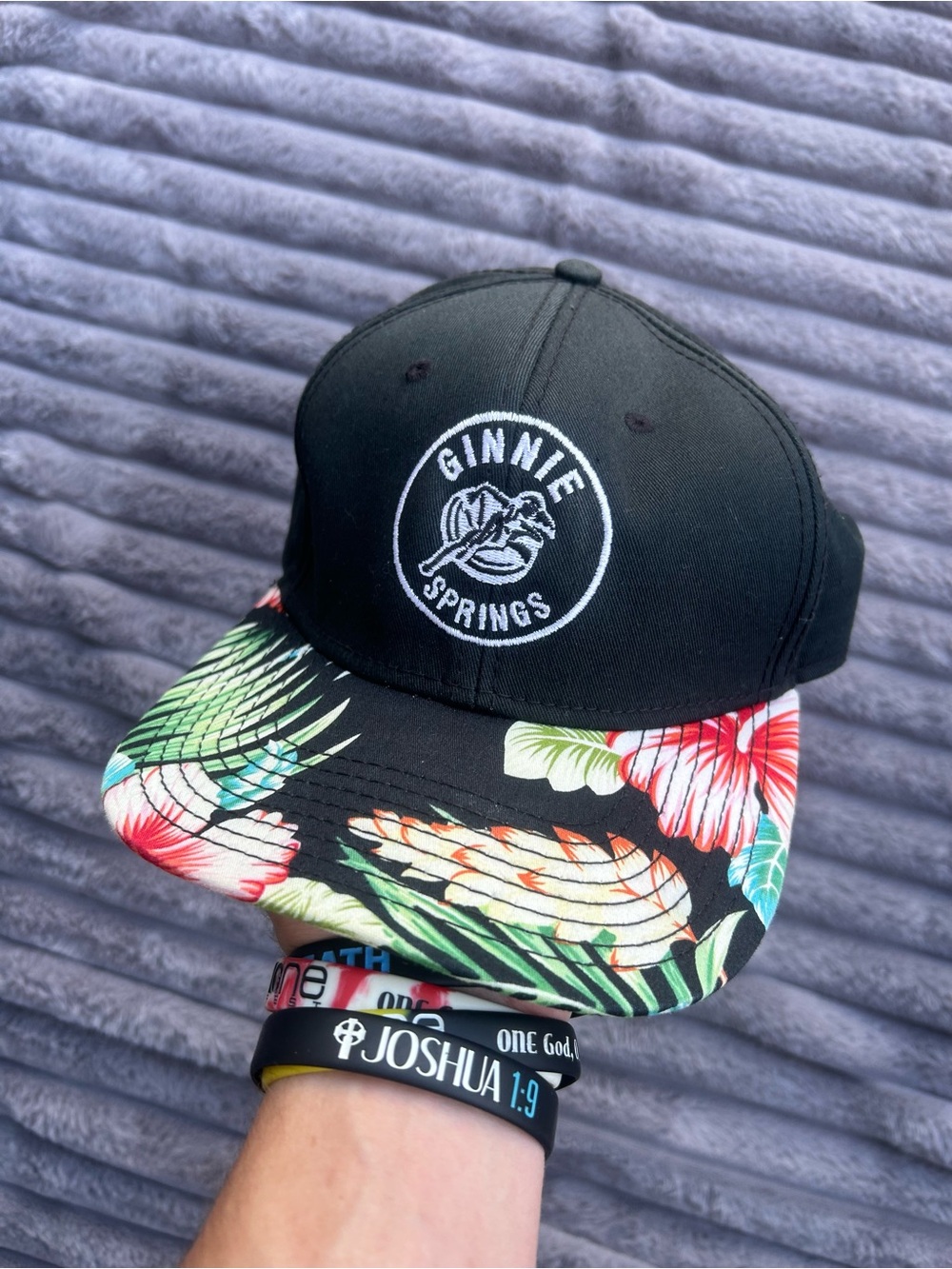 OTTO “Ginnie Springs” Tropical Floral Adjustable SnapBack Hat